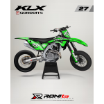 Decal 400 Micron Kawasaki KLX Gordon